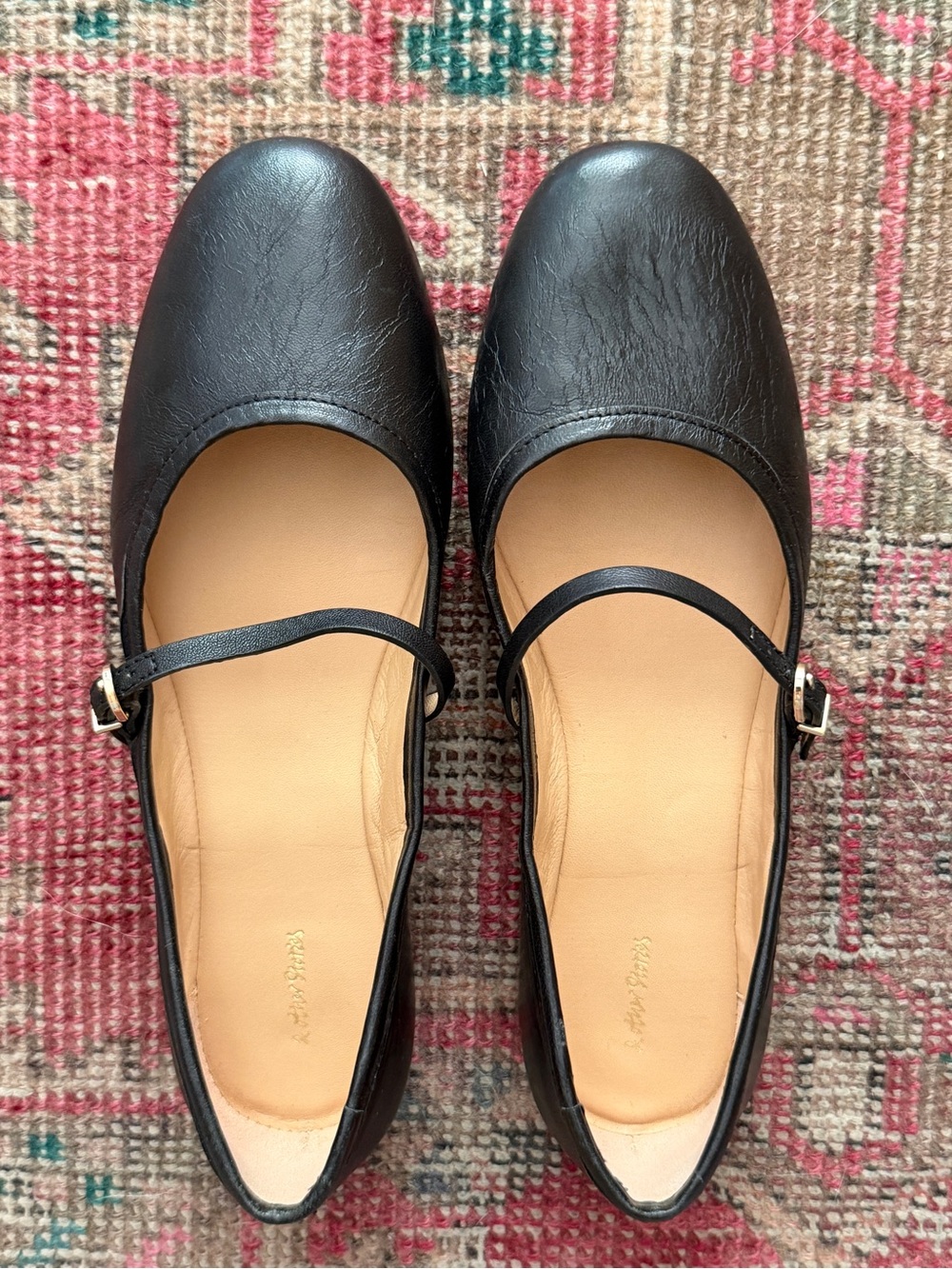 & Other Stories Black Mary Jane Flats with Buckle Strap